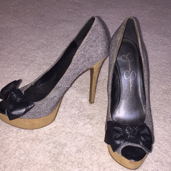 Jessica Simpson Shoes - Jessica Simpson platform open toe pump